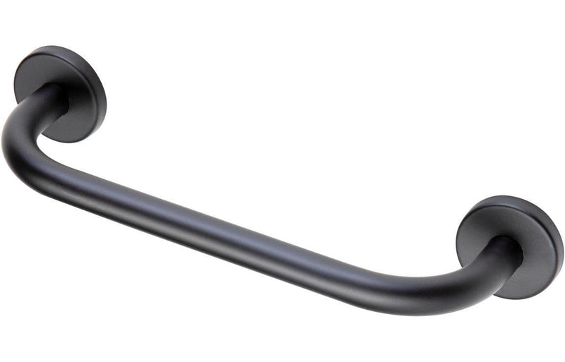 Straight 64cm Grab Rail, Matt Black