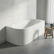 Swept Back To Wall Corner Bath, 1500mm x 725mm, Left or Right Handed, Optional Front Panel - No