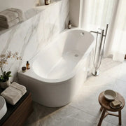 Swept Back To Wall Corner Bath, 1500mm x 725mm, Left or Right Handed, Optional Front Panel - No