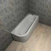 Swept Bath To Wall Corner Bath, 1700mm x 725mm, Left or Right Handed - No