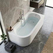 Swept Bath To Wall Corner Bath, 1700mm x 725mm, Left or Right Handed - Yes