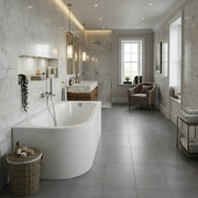 Swept Bath To Wall Corner Bath, 1700mm x 725mm, Left or Right Handed - No