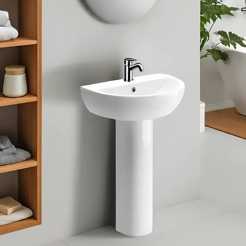 Tengri 550mm Basin With Full Pedestal