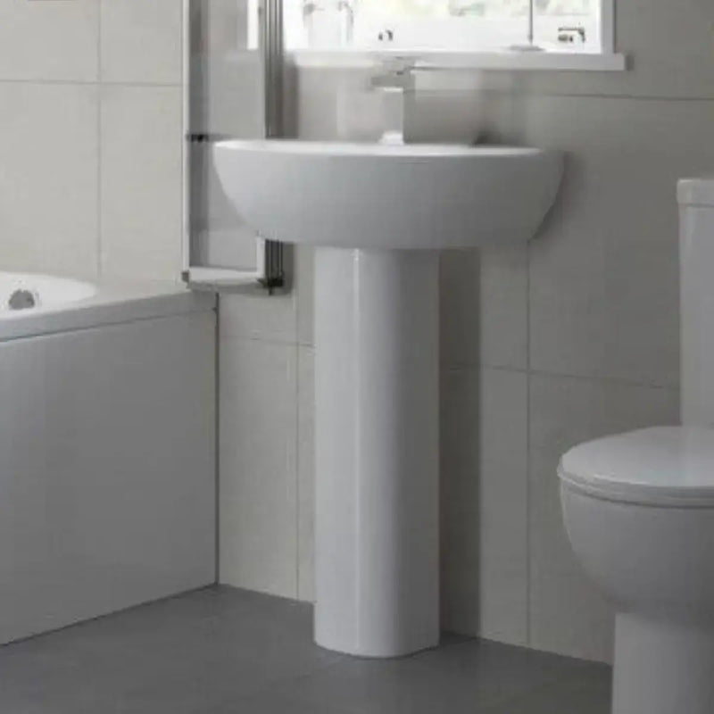 Tengri 550mm Basin With Full Pedestal
