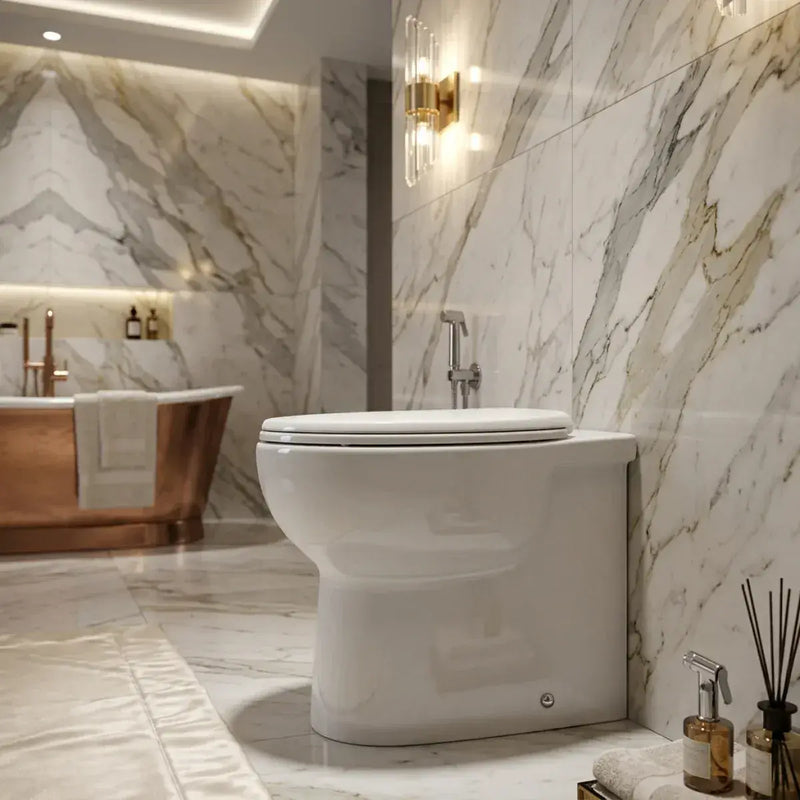 Tengri Back To Wall Toilet Inc Soft Close Seat