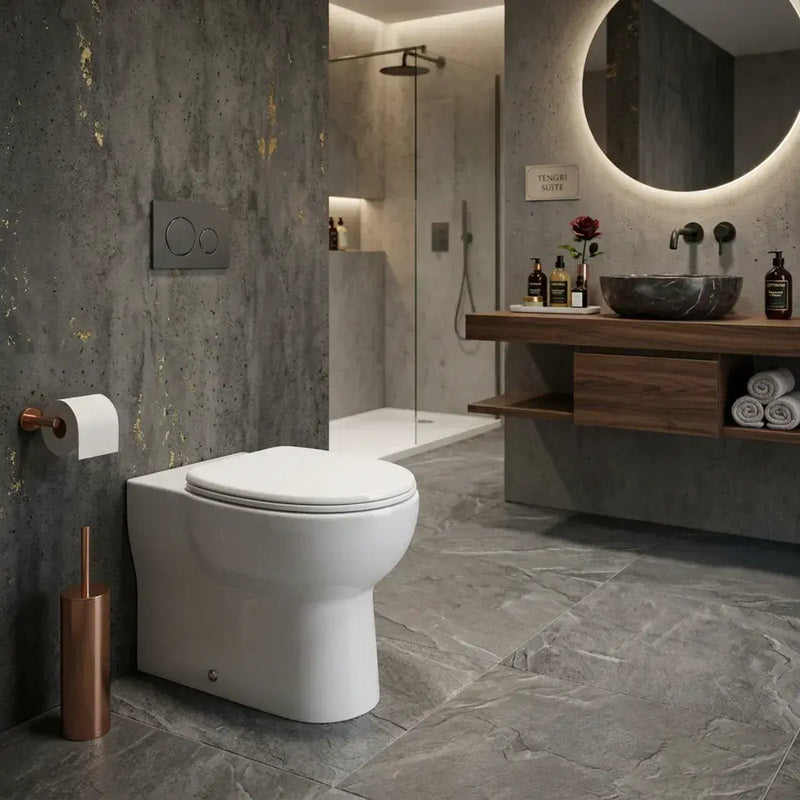 Tengri Back To Wall Toilet Inc Soft Close Seat