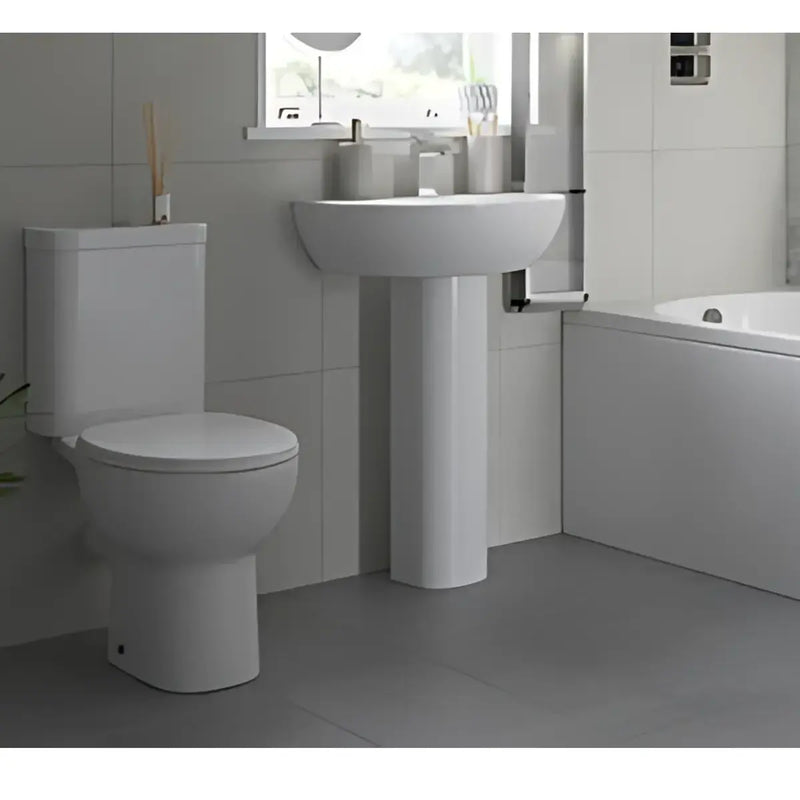 Tengri Bathroom Pack with Bath (various sizes), Toilet, Basin & Pedestal, Taps and Wastes
