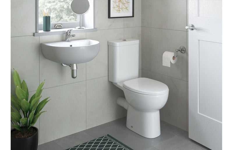 Tengri Cloakroom Basin with Chrome Bottle Trap