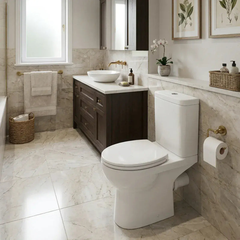 Tengri Close Coupled Toilet with Soft Close Seat