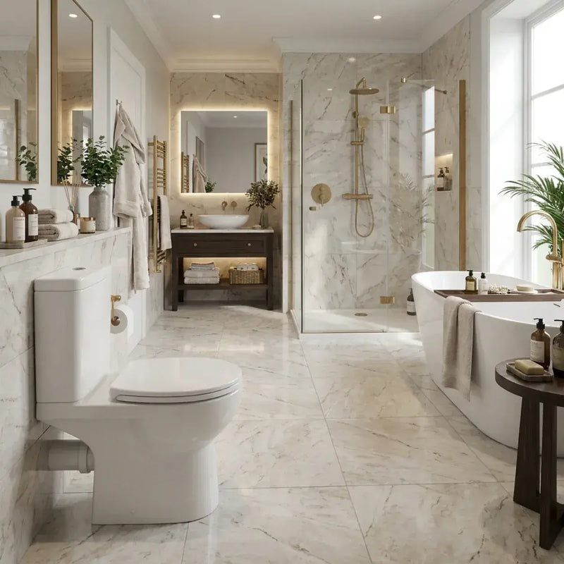 Tengri Close Coupled Toilet with Soft Close Seat