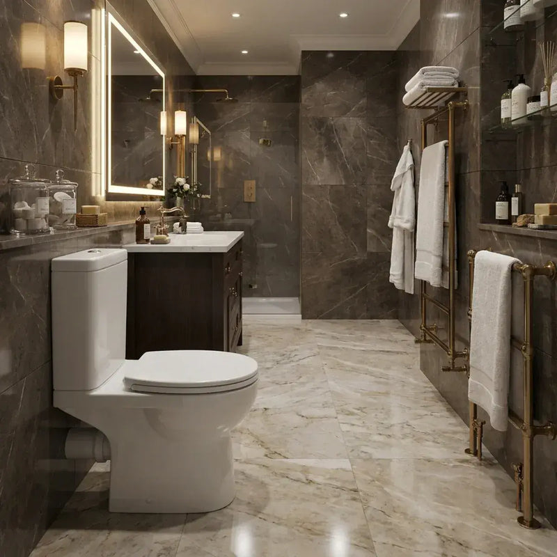 Tengri Close Coupled Toilet with Soft Close Seat
