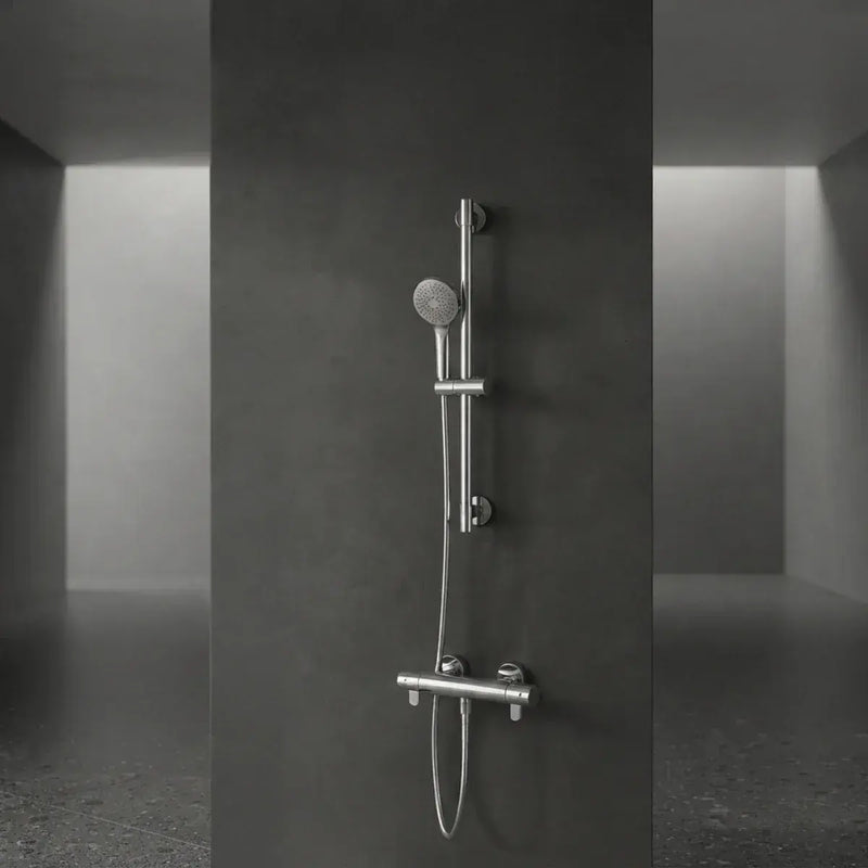 TMV3 Thermostatic Cool Bar Safety Shower with Easy-Use Paddle Levers & Single Handset