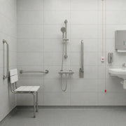 TMV3 Thermostatic Cool Bar Safety Shower with Easy-Use Paddle Levers & Single Handset