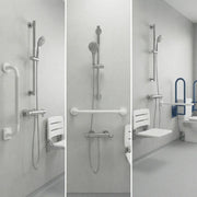 TMV3 Thermostatic Cool Bar Safety Shower with Easy-Use Paddle Levers & Single Handset