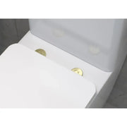 Toilet Seat Cover Caps - Brushed Brass