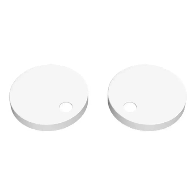 Toilet Seat Cover Caps - White
