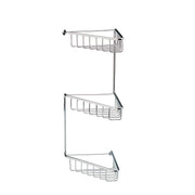 Triangle 3-Tier Corner Shower Caddy - Chrome