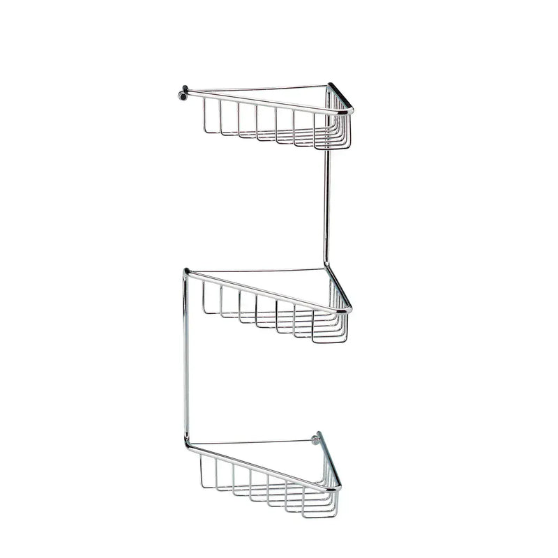 Triangle 3-Tier Corner Shower Caddy - Chrome