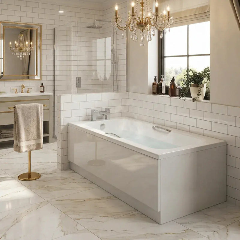 Twin Grip Supercast Reinforced Bath 1700mm x 700mm