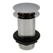Unslotted Mushroom Basin Waste (1 1/4") - Chrome