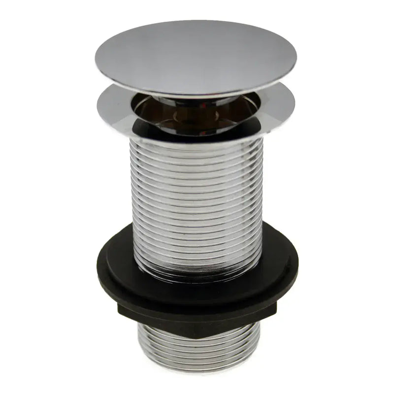 Unslotted Mushroom Basin Waste (1 1/4") - Chrome