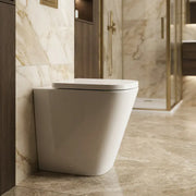 Vegar Rimless Back To Wall Short Projection Toilet and Soft Close Seat