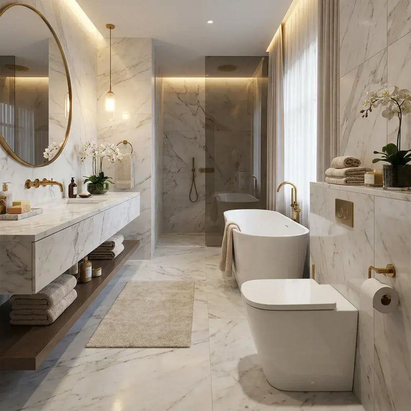 Vegar Rimless Back To Wall Short Projection Toilet and Soft Close Seat