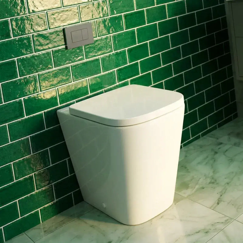 Vegar Rimless Back To Wall Short Projection Toilet and Soft Close Seat