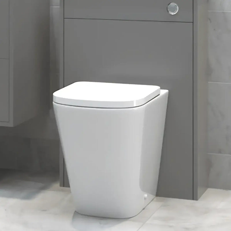 Vegar Rimless Back To Wall Short Projection Toilet and Soft Close Seat
