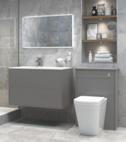 Vegar Rimless Back To Wall Short Projection Toilet and Soft Close Seat