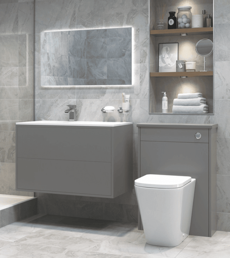 Vegar Rimless Back To Wall Short Projection Toilet and Soft Close Seat