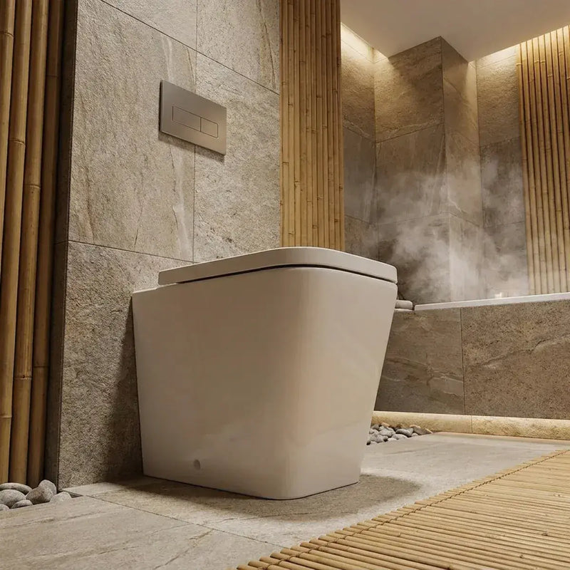 Vegar Rimless Back To Wall Toilet, Rimless, Comfort Height