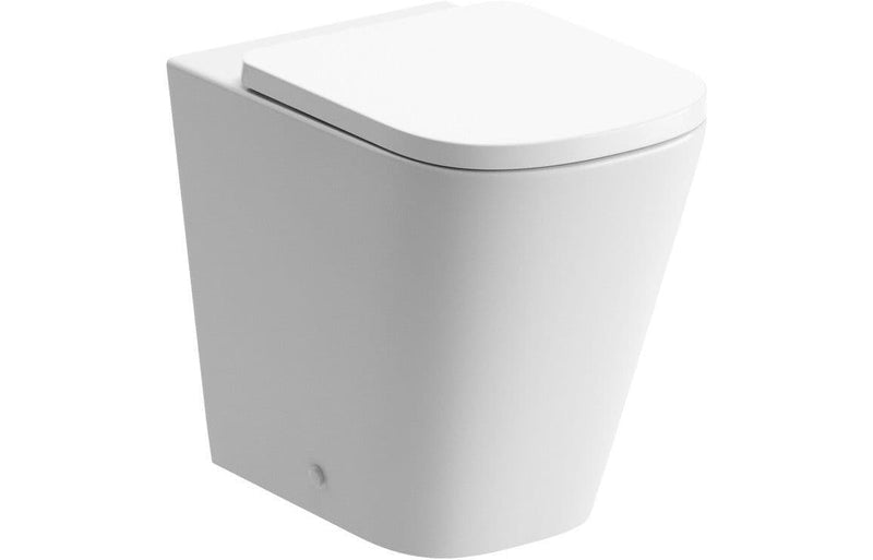 Vegar Rimless Back To Wall Toilet, Rimless, Comfort Height