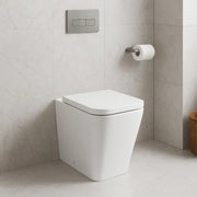 Vegar Rimless Back To Wall Toilet, Rimless, Comfort Height