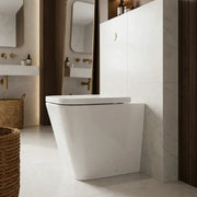 Vegar Rimless Back To Wall Toilet, Rimless, Comfort Height