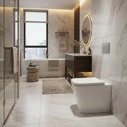 Vegar Rimless Back To Wall Toilet, Rimless, Comfort Height