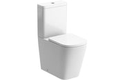 Vegar Rimless Close Coupled Toilet, Rimless , Closed Back, Comfort Height