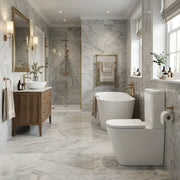 Vegar Rimless Close Coupled Toilet, Rimless , Closed Back, Comfort Height