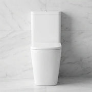 Vegar Rimless Close Coupled Toilet, Rimless , Closed Back, Comfort Height