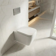 Vegar Rimless Wall Hung Short Projection Toilet and Soft Close Seat