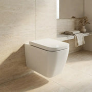 Vegar Rimless Wall Hung Short Projection Toilet and Soft Close Seat