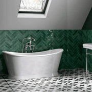 Victoria 1640 x 700mm Traditional Freestanding Bath | Twin Skinned Double Ended Roll Top