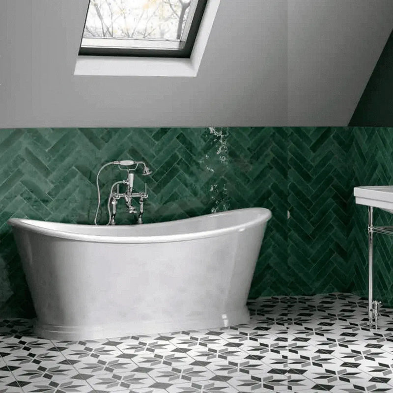 Victoria 1640 x 700mm Traditional Freestanding Bath | Twin Skinned Double Ended Roll Top