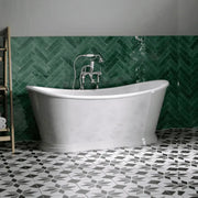 Victoria 1640 x 700mm Traditional Freestanding Bath | Twin Skinned Double Ended Roll Top