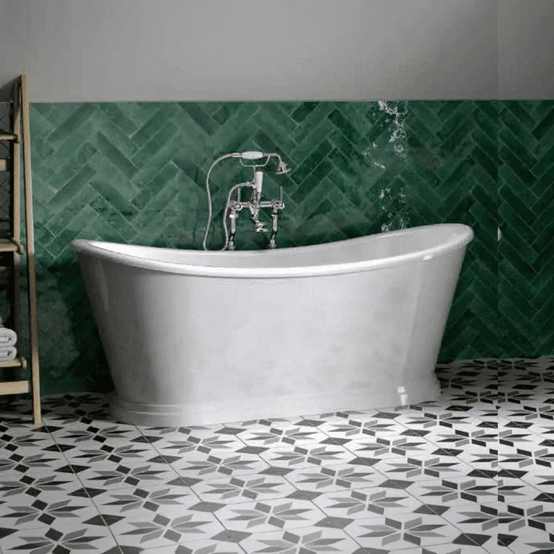 Victoria 1640 x 700mm Traditional Freestanding Bath | Twin Skinned Double Ended Roll Top