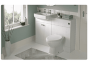 Victorian Style 495 x 455mm Semi Recessed Basin, 2 Tap Holes