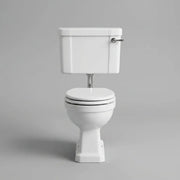 Victorian Style Low Level Toilet With White Soft Close Seat