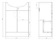 Visione Bathroom Vanity Pack with Bath, Toilet, Basin Set, Optional Taps and Wastes, by Bathcenterpro