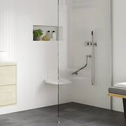 Wall Mounted Shower Seat - White