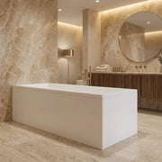 Zenith 5mm Square Single Ended Bath - 1700x750mm
